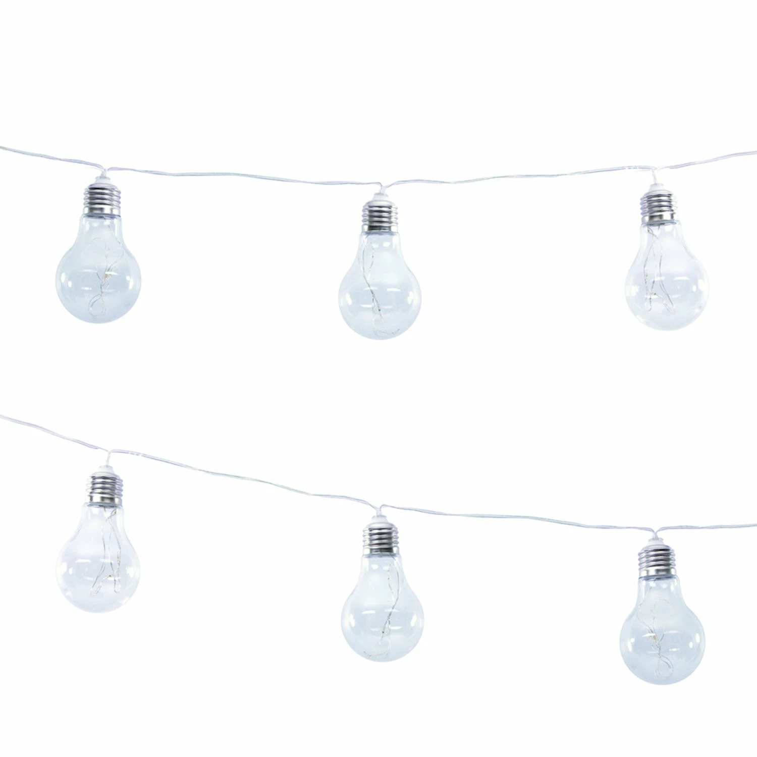 Solar Partylight 10x Transparant - L 3,8 M - 2 M Lead 4 Solar Partylight 10x Transparant - L 3,8 M - 2 M Lead - Afbeelding 2