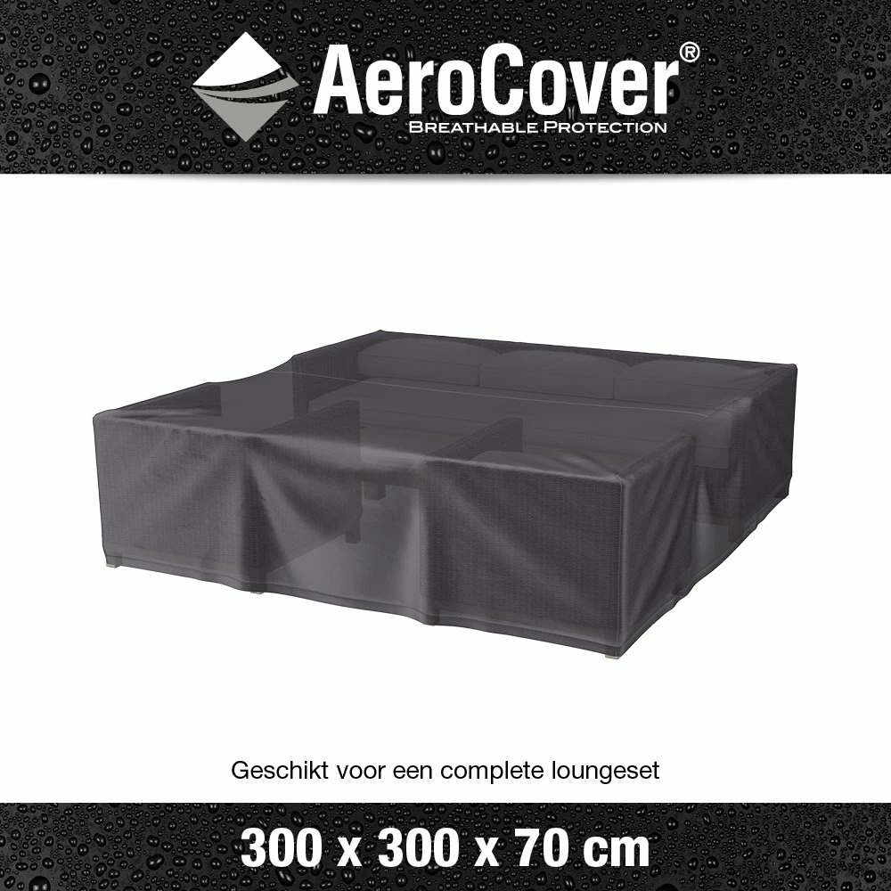 AeroCover Loungesethoes 300 X 300 X 70 Cm 5 AeroCover Loungesethoes 300 X 300 X 70 Cm - Afbeelding 3