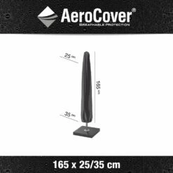 AeroCover Parasolhoes H 165 X 25/35 Cm -COPPELMANS Winkel aerocover parasolhoes antraciet h165x25 35cm 1000x1000 621e0db891376 l