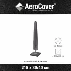 AeroCover Parasolhoes H 215 X 30/40 Cm -COPPELMANS Winkel aerocover parasolhoes antraciet h215x30 40cm 1000x1000 621e0db9854e1 l