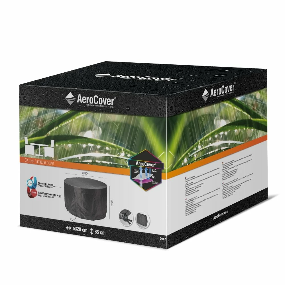 AeroCover Tuinsethoes Ø 320 X H 85 Cm 4 AeroCover Tuinsethoes Ø 320 X H 85 Cm - Afbeelding 2