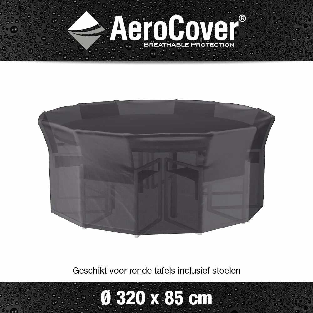 AeroCover Tuinsethoes Ø 320 X H 85 Cm 5 AeroCover Tuinsethoes Ø 320 X H 85 Cm - Afbeelding 3