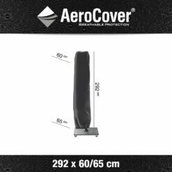 AeroCover Zweefparasolhoes H 292 X 60/65 Cm -COPPELMANS Winkel aerocover zweefparasolhoes antraciet h292x60 65cm 1000x1000 621e0d6f00df2 l
