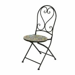 Decoris Bistro Chair Braga Iron Outdoor L39-W-H93cm