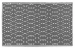 Buitenkleed MESH Dark Grey / White - 180 X 120 Cm