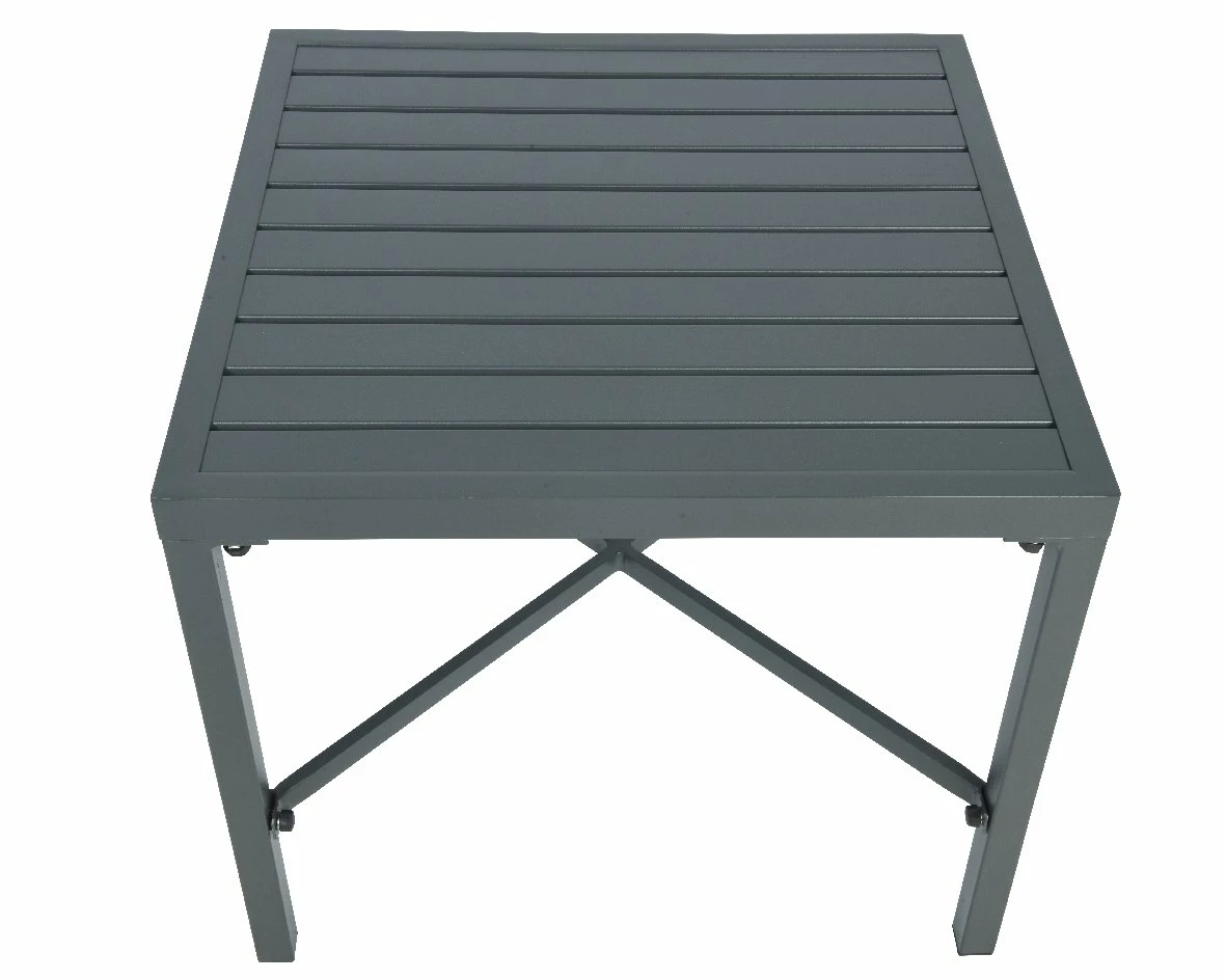 Charlotte Bijzet Tuintafel Antraciet - 51 X 51 X 43 Cm 4 Charlotte Bijzet Tuintafel Antraciet - 51 X 51 X 43 Cm - Afbeelding 2