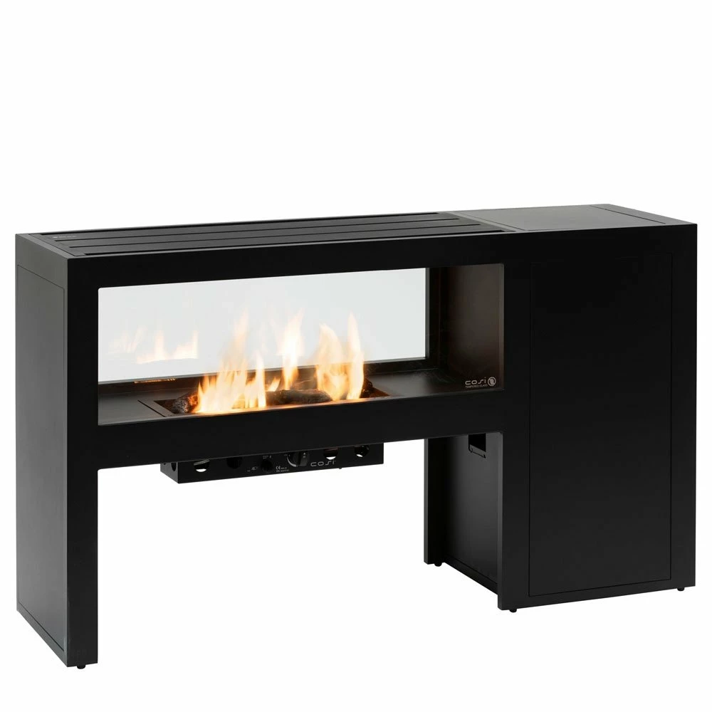 COSIVISTA 160x45x90 Black Incl. Backpanel 3 COSIVISTA 160x45x90 Black Incl. Backpanel