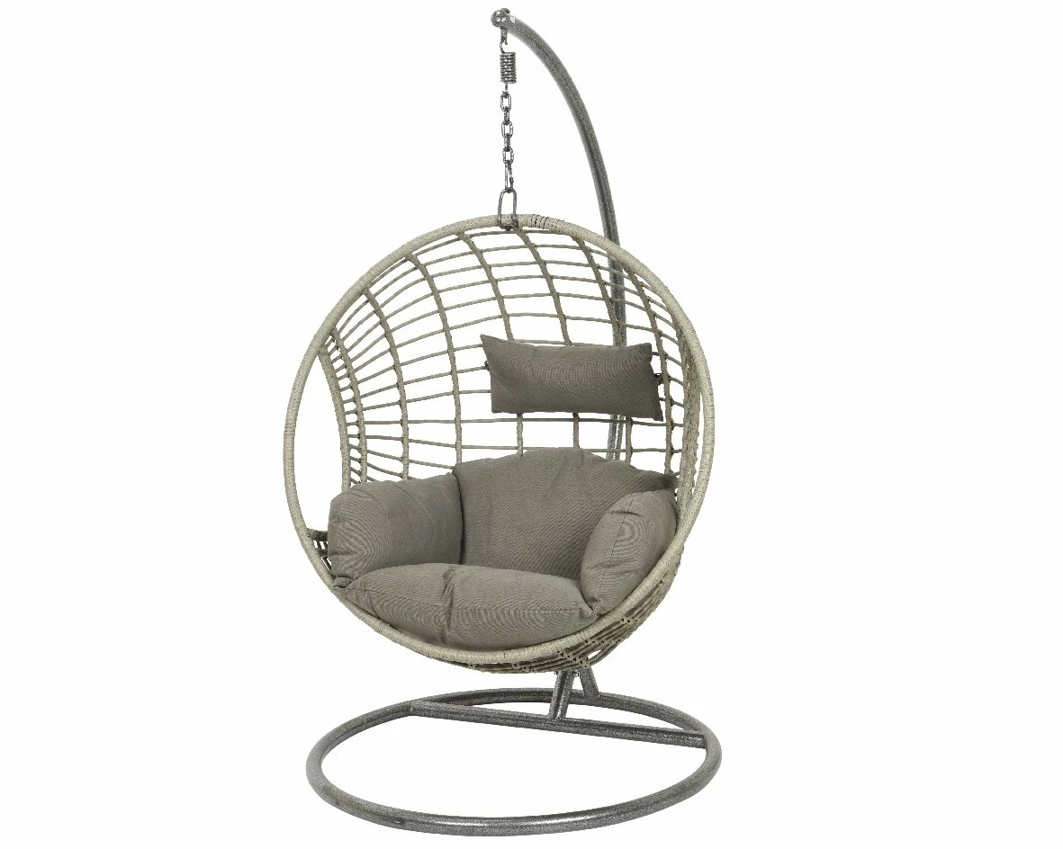 London Hang-ei Wicker Grijs - 129 X 105 X 186 Cm 3 London Hang-ei Wicker Grijs - 129 X 105 X 186 Cm