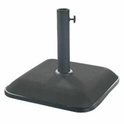 Parasolvoet Vierkant 25kg Zwart