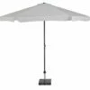 Platinum Middenstokparasol Antigua Volant Ø 300 Cm Lichtgrijs