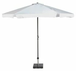 Platinum Middenstokparasol Antigua Volant Ø 300 Cm Wit