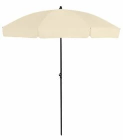 Platinum Middenstokparasol Aruba Volant Ø 200 Cm Ecru