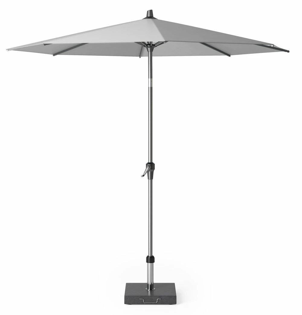 Platinum Middenstokparasol Riva Ø 250 Cm Lichtgrijs 3 Platinum Middenstokparasol Riva Ø 250 Cm Lichtgrijs