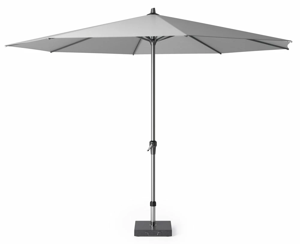 Platinum Middenstokparasol Riva Ø 350 Cm Lichtgrijs 3 Platinum Middenstokparasol Riva Ø 350 Cm Lichtgrijs