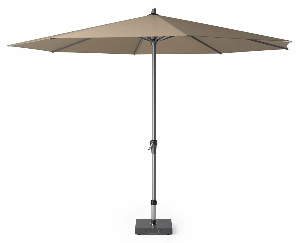 Platinum Middenstokparasol Riva Ø 350 Cm Taupe 3 Platinum Middenstokparasol Riva Ø 350 Cm Taupe