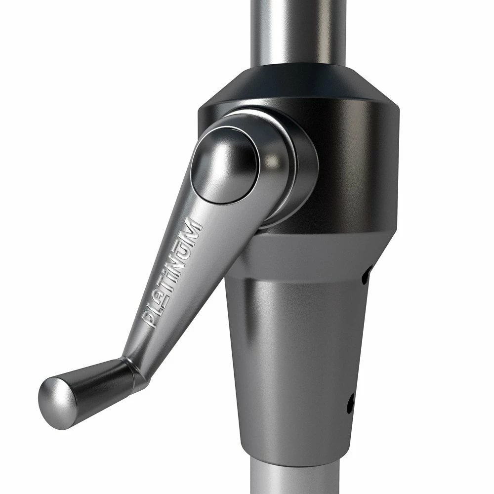 Platinum Middenstokparasol Riva Ø 400 Cm Antraciet 4 Platinum Middenstokparasol Riva Ø 400 Cm Antraciet - Afbeelding 2