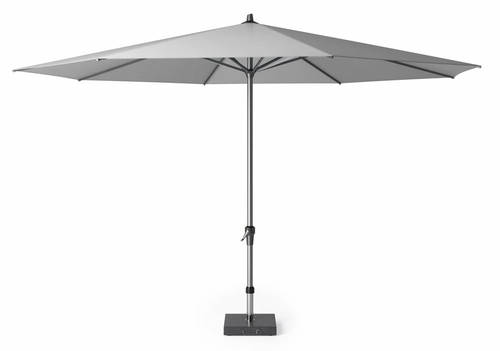 Platinum Middenstokparasol Riva Ø 400 Cm Lichtgrijs 3 Platinum Middenstokparasol Riva Ø 400 Cm Lichtgrijs
