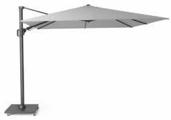 Platinum Zweefparasol Challenger T² 300 X 300 Cm Lichtgrijs