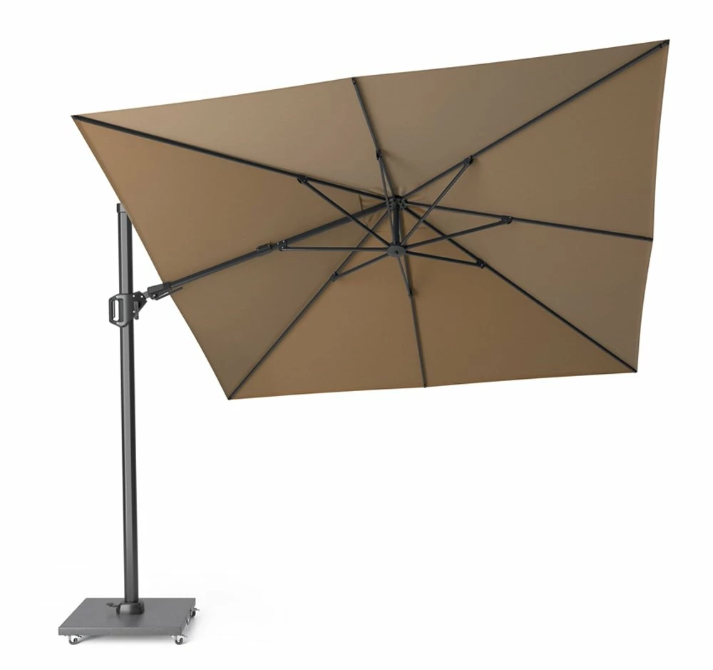 Platinum Zweefparasol Challenger T² 300 X 300 Cm Taupe 4 Platinum Zweefparasol Challenger T² 300 X 300 Cm Taupe - Afbeelding 2