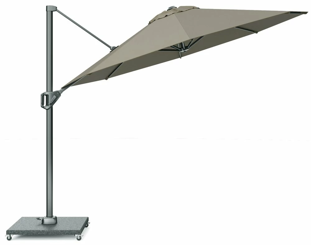 Platinum Zweefparasol Voyager T¹ Ø 300 Cm Taupe 4 Platinum Zweefparasol Voyager T¹ Ø 300 Cm Taupe - Afbeelding 2