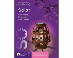 Lumineo Solar Lantaarn Rustiek Bruin - Ø 14 Cm -COPPELMANS Winkel product 1181x944 62581205adea4 l