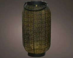 Lumineo Solar Lantaarn Zwart/goud - Ø 20 Cm -COPPELMANS Winkel product 1181x944 62581209d684b l