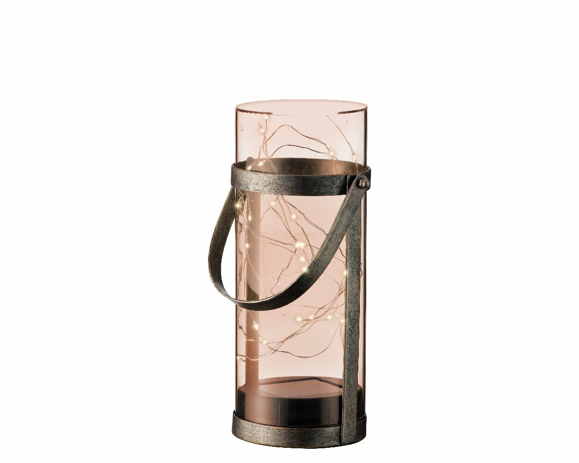 Lumineo Solar Lantaarn Acryl 30 Lamps - Ø 10 Cm 3 Lumineo Solar Lantaarn Acryl 30 Lamps - Ø 10 Cm