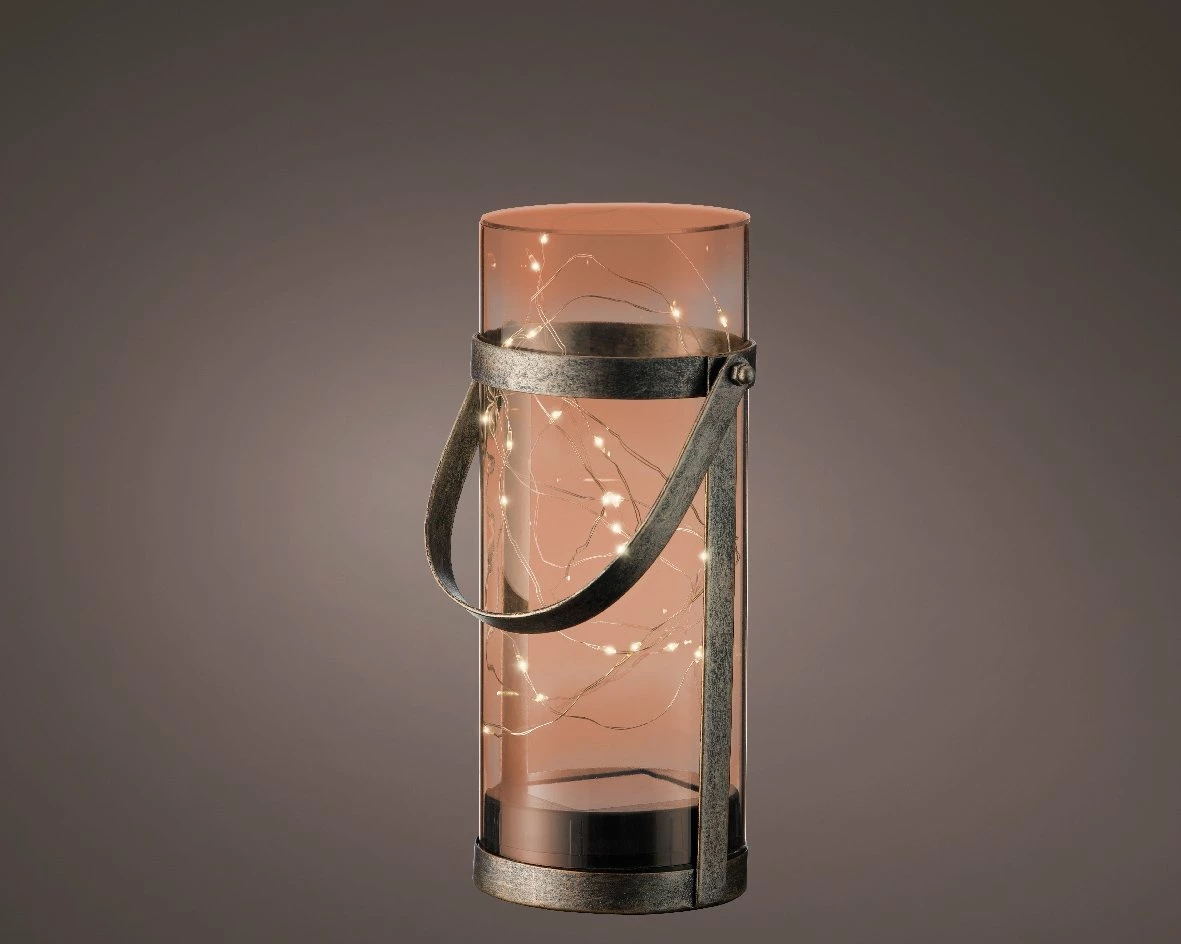 Lumineo Solar Lantaarn Acryl 30 Lamps - Ø 10 Cm 4 Lumineo Solar Lantaarn Acryl 30 Lamps - Ø 10 Cm - Afbeelding 2