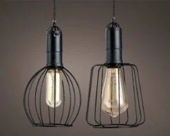 Lumineo Solar Hanglamp Zwart - Ø 22 Cm