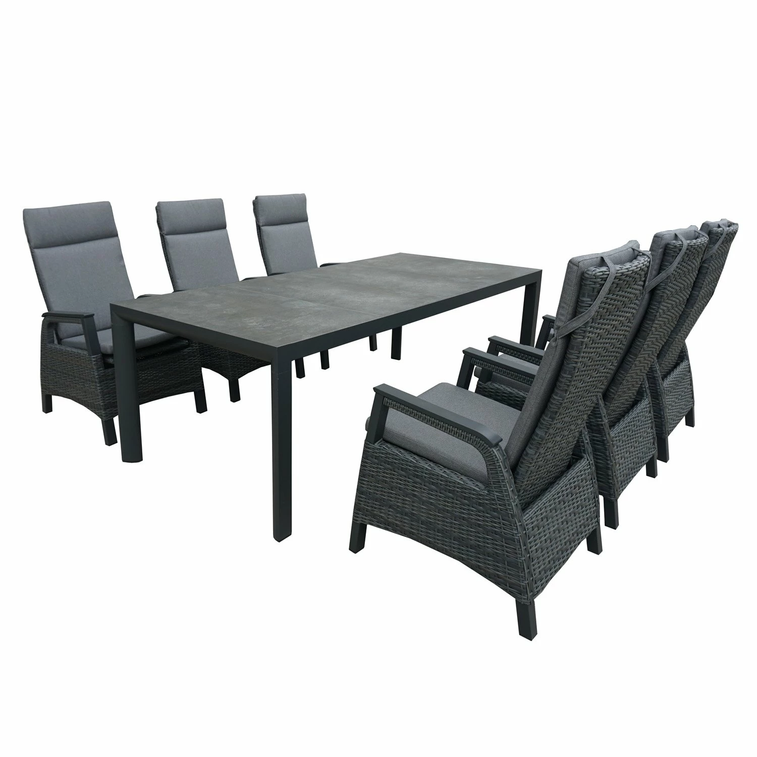 Royal Seasons FABIO DINING Tuinset Met 6 Stoelen 3 Royal Seasons FABIO DINING Tuinset Met 6 Stoelen