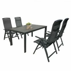Royal Seasons LA PALMA Dining Set Met 4 Stoelen