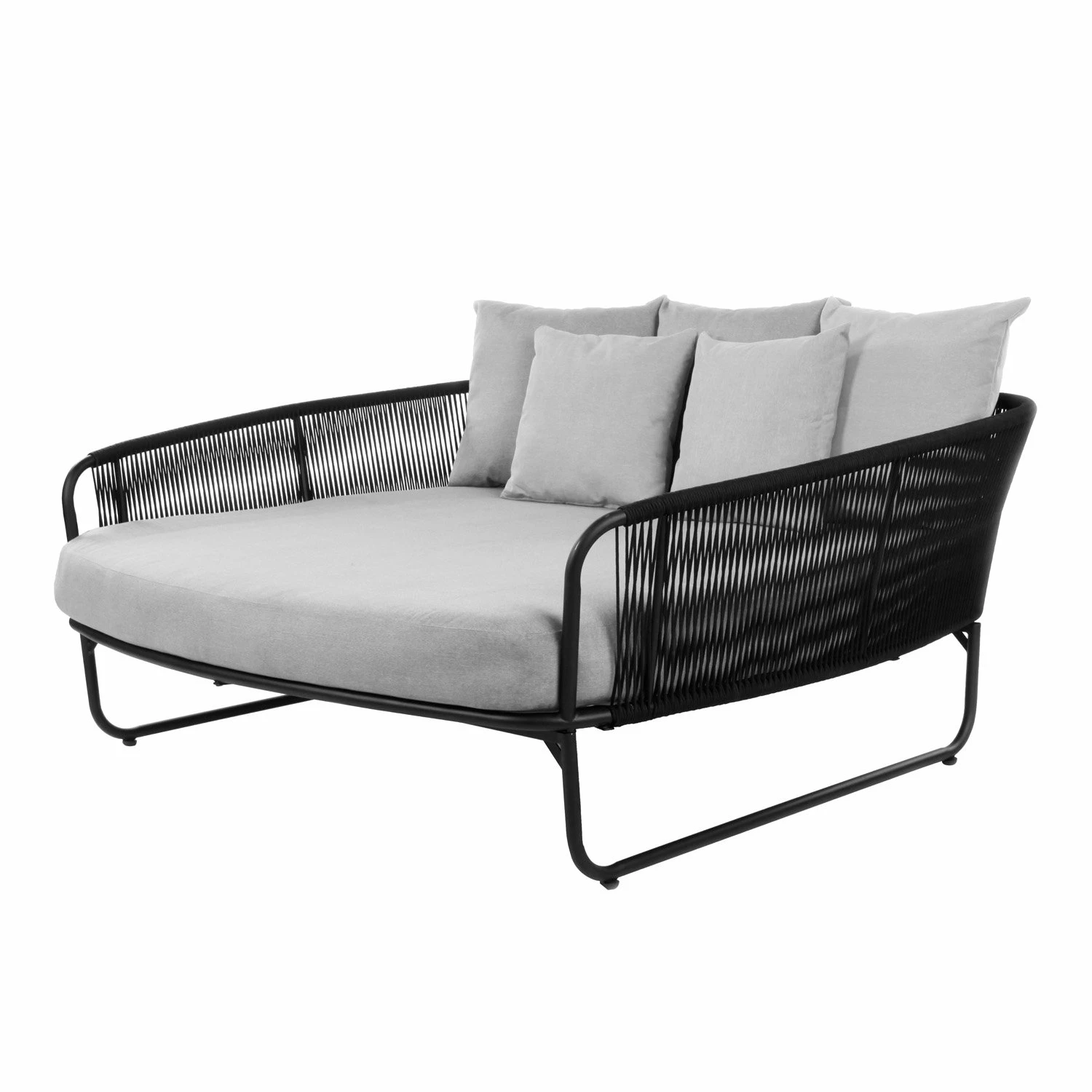 Royal Seasons NAPOLI Ligbed Groot Zwart 3 Royal Seasons NAPOLI Ligbed Groot Zwart