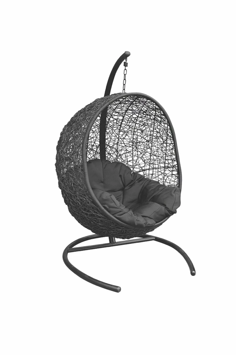 Royal Seasons VOGELNEST Deluxe Hangstoel Zwart 3 Royal Seasons VOGELNEST Deluxe Hangstoel Zwart