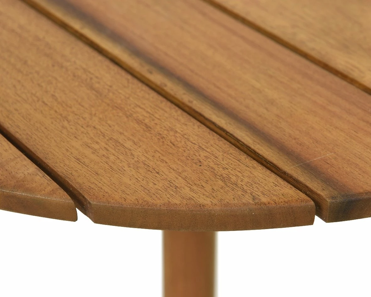 Seville Bijzet Tuintafel Acacia - Ø 55 X H 47 Cm 4 Seville Bijzet Tuintafel Acacia - Ø 55 X H 47 Cm - Afbeelding 2