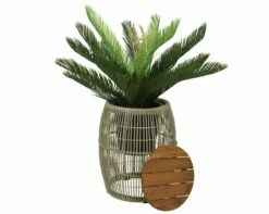 Seville Bijzet Tuintafel Beige - Ø 40 X H 49 Cm -COPPELMANS Winkel seville bijzet tuintafel beige 40 x h 49 cm 1181x944 623469c1aeff2 l